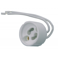 GU10 Cord Grip Lampholder White