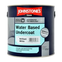 2.5L Johnstone's Aqua Water Based Undercoat - Brilliant White