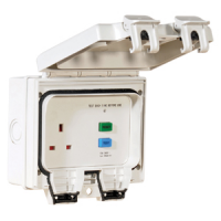 1 Gang 13a Switched Outdoor RCD Socket IP66