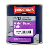 1L Johnstone's Aqua Water Based Satin - White