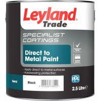 Leyland Direct to Metal Paint - Smooth Black (2.5L)