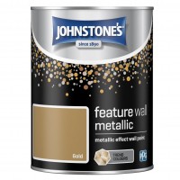 Johnstone's Feature Wall Metallic - Gold (1.25L)