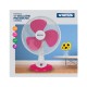 12" Desk Fan, Pink