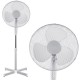 16" Oscillating Standing Fan, White