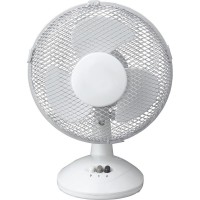 9" Desk Fan, White