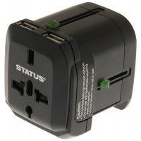 Worldwide Travel Adaptor with 2 USB