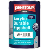 5L Johnstone's Acrylic Durable Eggshell - Brilliant White