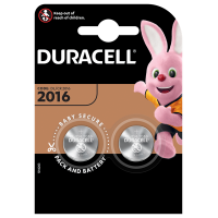 2pk Duracell Batteries - 2016