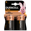 2pk Duracell Batteries - D