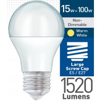 13w (= 100w) Dimmable Frosted LED GLS - ES