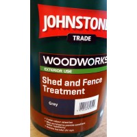 Johnstone's Shed & Fence Paint - Grey (5L)