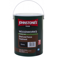 Johnstone's Shed & Fence Paint - Ebony (5L)