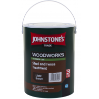 Johnstone's Shed & Fence Paint - Light Brown (5L)