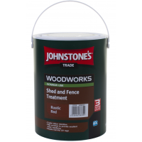 Johnstone's Shed & Fence Paint - Rustic Red (5L)